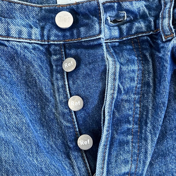 Reformation Cynthia High Rise Straight Long Jeans - Picture 6 of 7